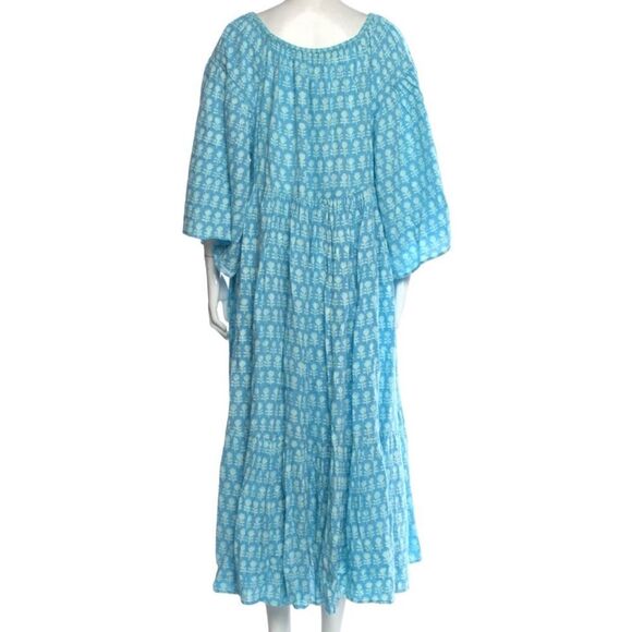 Anaak Amina Bell Maxi Dress in blue bell S NWT - Picture 3 of 7